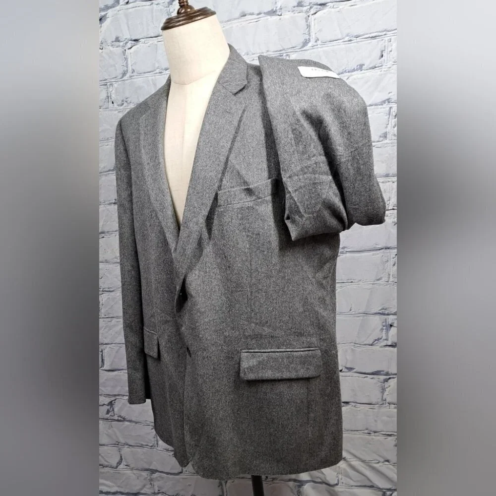 NWT Patrick James Men's Blazer Sport Coat 100% Camel Hair Cotter SC Size 46L